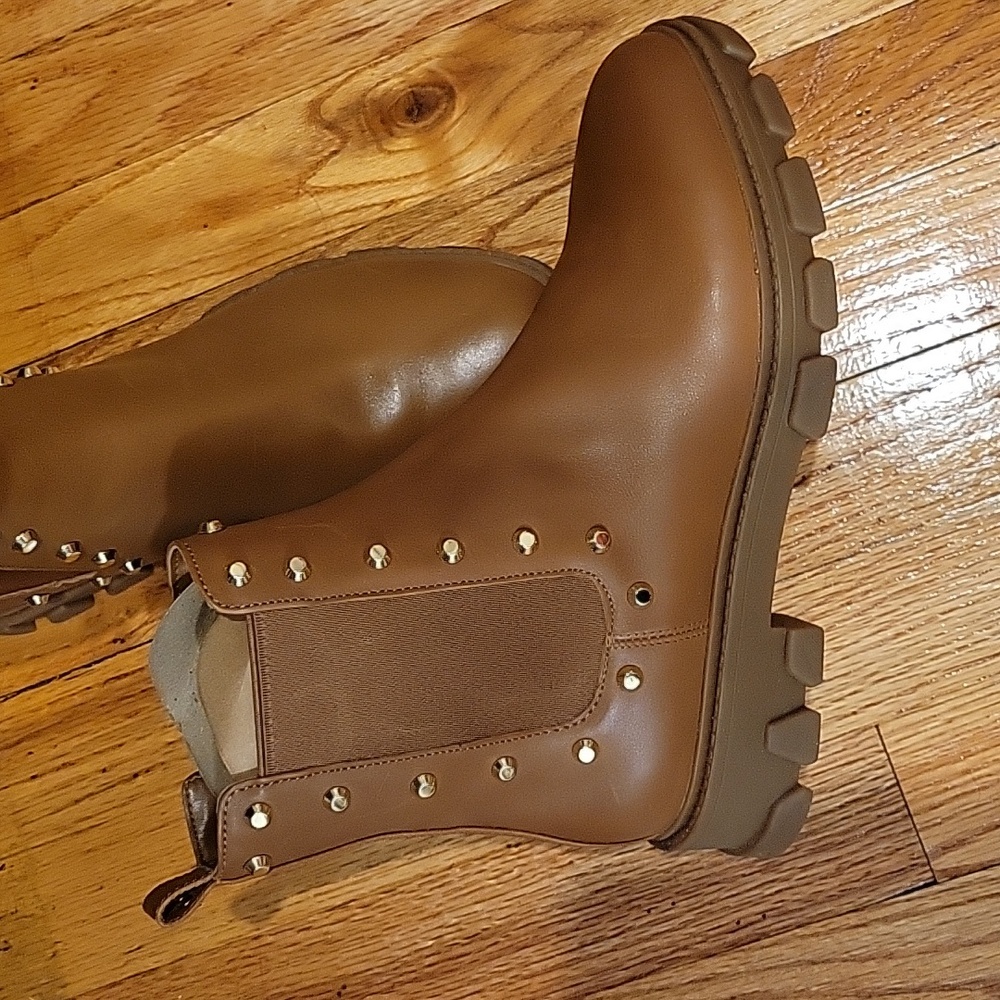 Michael kors studded lug sole boots - Picture 2 of 4